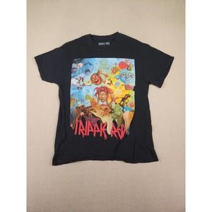 Trippie Red Shirt Mens Medium M Black Cotton Short Sleeve Crew‎ Neck